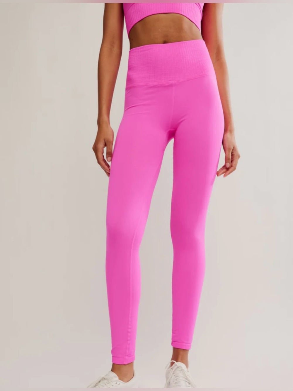 NWOT Free People Good Karma 7/8 Leggings